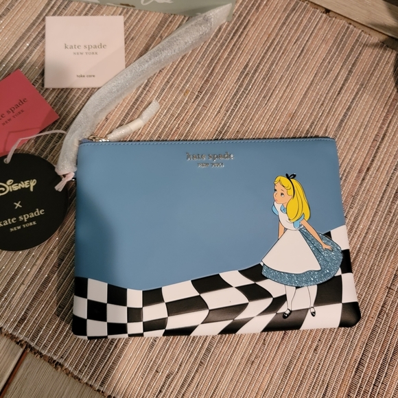 Kate Spade Disney X Alice wristlet - Picture 3 of 7